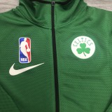 NBA Celtic team warm-up training appearance hooded zipper jacket  with chip  1:1