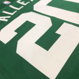 NBA  Celtics Retro Green 20 Ray Allen  with chip  1:1