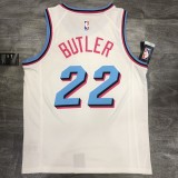 NBA  Heat crew crew white 22 Jim Butler  with chip  1:1