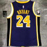 NBA Laker crew retro purple 24 Kobe  with chip  1:1