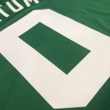NBA  Celtics Retro Green 0 Tatum  with chip  1:1