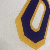 NBA Laker crew neck retro white No. 0 Kuzma with chip  1:1
