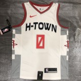 NBA  Rockets city version white 0 wishbrook  with chip  1:1