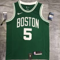 NBA  Celtics Retro Green No.5 Garnett  with chip  1:1