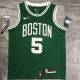 NBA  Celtics Retro Green No.5 Garnett  with chip  1:1