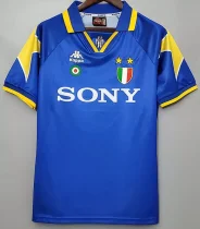 Retro Juventus Away Blue  1:1 Quality Soccer Jersey    1995-1997