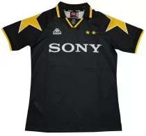 Retro JUV Away Black  1:1 Quality Soccer Jersey    1995-1997