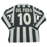 Retro Juventus Home  Long Sleeve 1:1 Quality Soccer Jersey    1999-2000