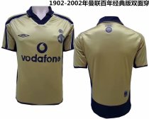 Retro Centennial Manchester United classic 1:1 Quality Soccer Jersey 