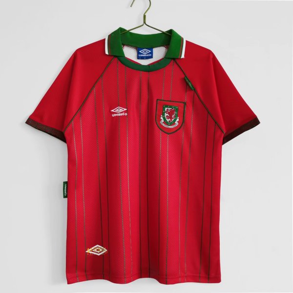 Retro Wales Home  1994 1996   1:1 Quality Soccer Jersey 