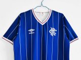 Rangers 1982-1983 Rangers Home  1:1 Quality Soccer Jersey 