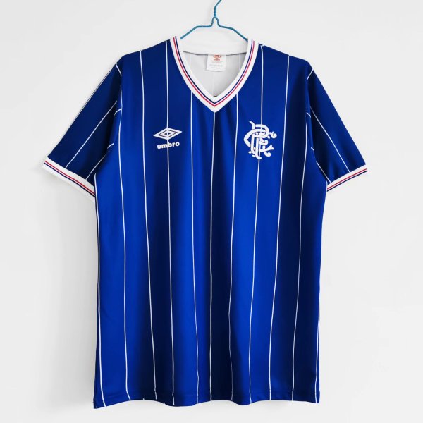 Rangers 1982-1983 Rangers Home  1:1 Quality Soccer Jersey 