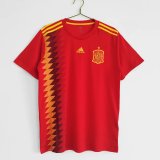 Retro Spain Home   1:1 Quality Soccer Jersey  2018