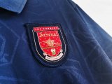 Retro Arsenal Away  1:1 Quality Soccer Jersey   1995-1996