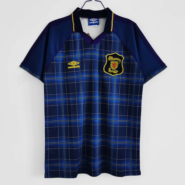 Retro Scotland 1:1 Quality Soccer Jersey  1994-1996