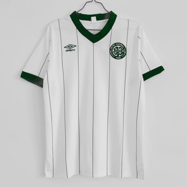 Retro 1984-1986 White Celtic 1:1 Quality Soccer Jersey 