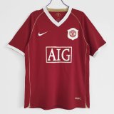 Retro Manchester United Home 1:1 Quality Soccer Jersey  2006-2007