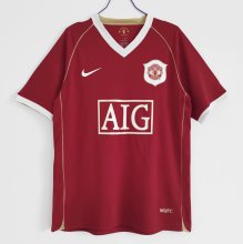 Retro Manchester United Home 1:1 Quality Soccer Jersey  2006-2007