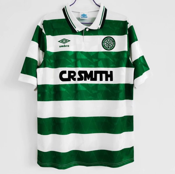 Retro 1989-1991 Celtic Home 1:1 Quality Soccer Jersey 