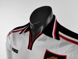 Retro  Manchester United Away 1:1 Quality Soccer Jersey  1998-1999