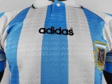 Retro Argentina Home  1:1 Quality Soccer Jersey  1996-1997