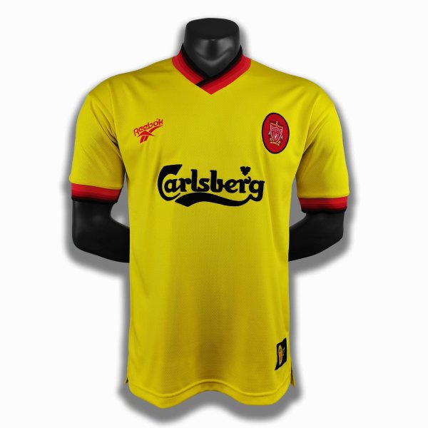 Retro Liverpool Away  1:1 Quality Soccer Jersey   1998-2000