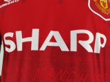 Retro Manchester United Home  1:1 Quality Soccer Jersey  1994-1996