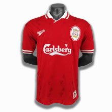 Retro  Liverpool Home  1:1 Quality Soccer Jersey  1996-1997
