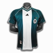 Retro Germany Away  1:1 Quality Soccer Jersey  1998