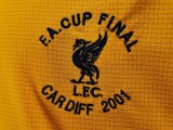 Retro  Liverpool Away  1:1 Quality Soccer Jersey  2000-2001
