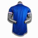Retro France Home 1:1 Quality Soccer Jersey  1998