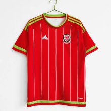 Retro 2015-2016 Wales Home  1:1 Quality Soccer Jersey