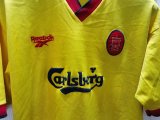 Retro Liverpool Away  1:1 Quality Soccer Jersey   1998-2000