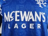 Retro Rangers Home 1:1 Quality Soccer Jersey   1996-1997