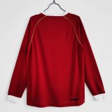 Retro Manchester United  Home Long sleeve  1:1 Quality Soccer Jersey  2006-2007