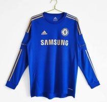 Retro  Chelsea Home Long sleeve1:1 Quality Soccer Jersey  2012-2013