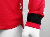 Retro  Manchester United Home Long Sleeve Champions League 1:1 Quality Soccer Jersey  1999-2000