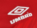 Retro  Manchester United Home Long sleeve 1:1 Quality Soccer Jersey  1994-1996