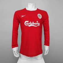 Retro 1998 Liverpool Home Long Sleeve 1:1 Quality Soccer Jersey