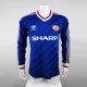 Retro Manchester United Away Long Sleeve 1:1 Quality Soccer Jersey  1986