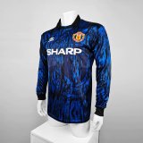 Retro 1993 Manchester United AWAY Long sleeve 1:1 Quality Soccer Jersey 
