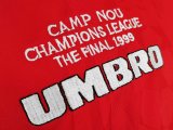 Retro  Manchester United Home Long Sleeve Champions League 1:1 Quality Soccer Jersey  1999-2000