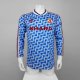 Retro 1991-1992 Manchester United Away Long sleeve 1:1 Quality Soccer Jersey 