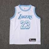 NBA Laker white James No.23  1:1