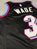 NBA  Heat  black Wade No. 3 1:1