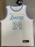 NBA Laker white Kobe Bryant No.24  1:1