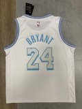 NBA Laker white Kobe Bryant No.24  1:1