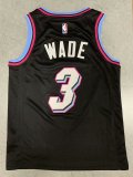 NBA  Heat  black Wade No. 3 1:1
