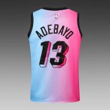 NBA  Heat  Adebayo No. 13 1:1