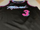 NBA  Heat  black Wade No. 3 1:1